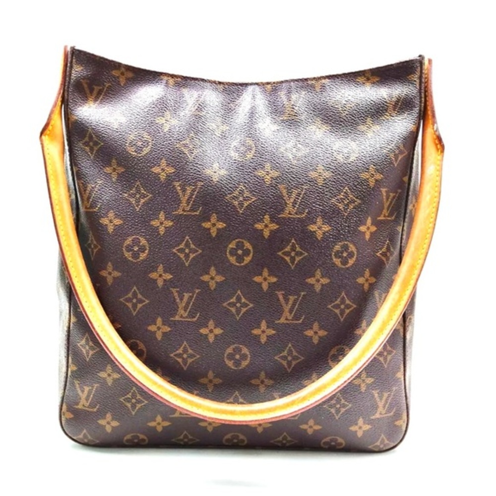 🏆💎💯 Louis Vuitton Looping GM Shoulder Bag Monogram Brown